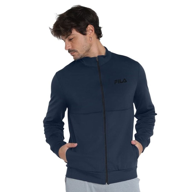 Jaqueta Masculina Fila sem Capuz Performa Slim Zip - Foto 1