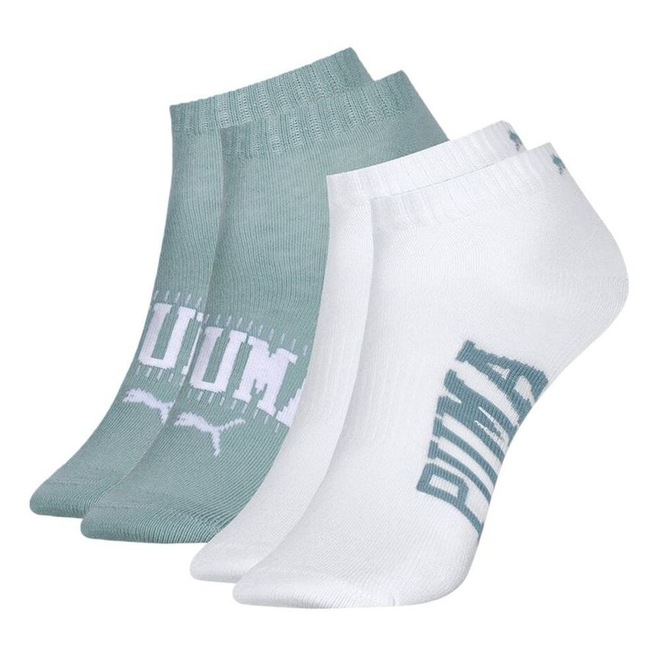 Meia Cano Curto Puma Sapatilha Esportiva - 2 Pares - Masculina - Foto 1
