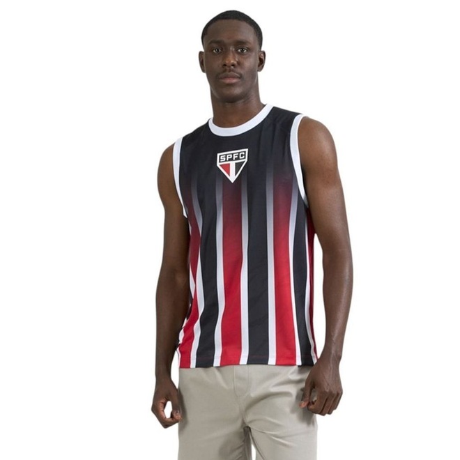 Camiseta Regata do São Paulo Braziline Nós Masculina - Foto 1