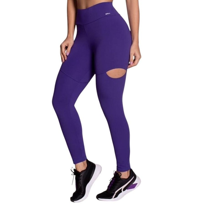 Calça Legging Selene com Recorte Feminina - Foto 1