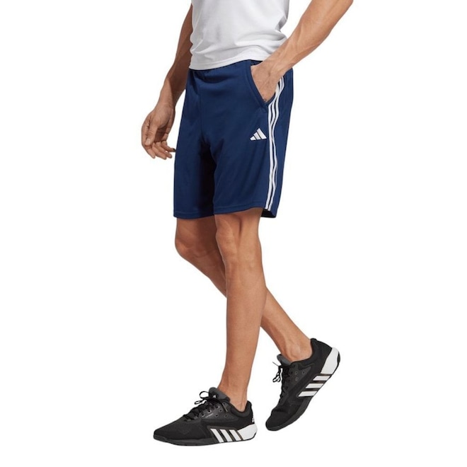 Bermuda adidas Essentials 3 Stripes Masculina - Foto 1