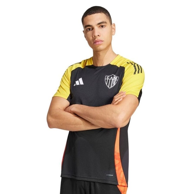 Camisa do Atlético Mineiro adidas Treino Tiro 24 Masculina - Foto 1