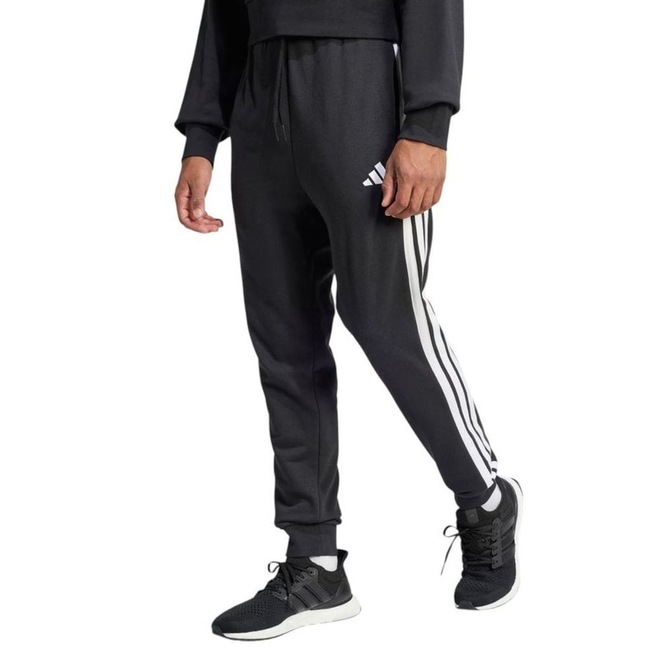 Calça adidas French Terry Três Listras Masculina - Foto 1