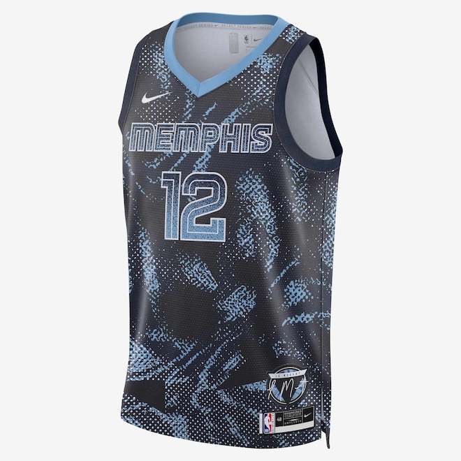 Camiseta Regata Nike NBA Já Morant Memphis GrizzLies 25/26 Select Series Masculina - Foto 1