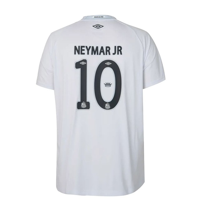 Camisa Santos I Umbro 25/26 Torcedor Neymar Jr 10 Masculina - Foto 1