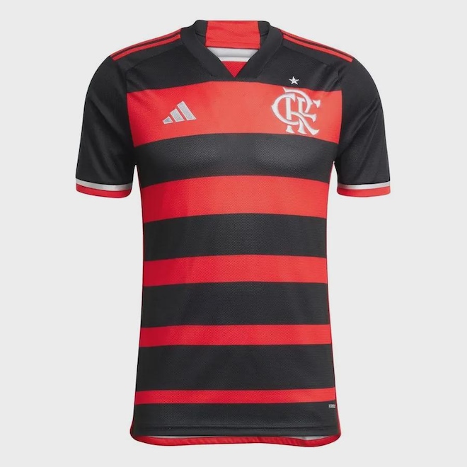 Camisa do Flamengo I 24/25 Masculina Adidas - Foto 1