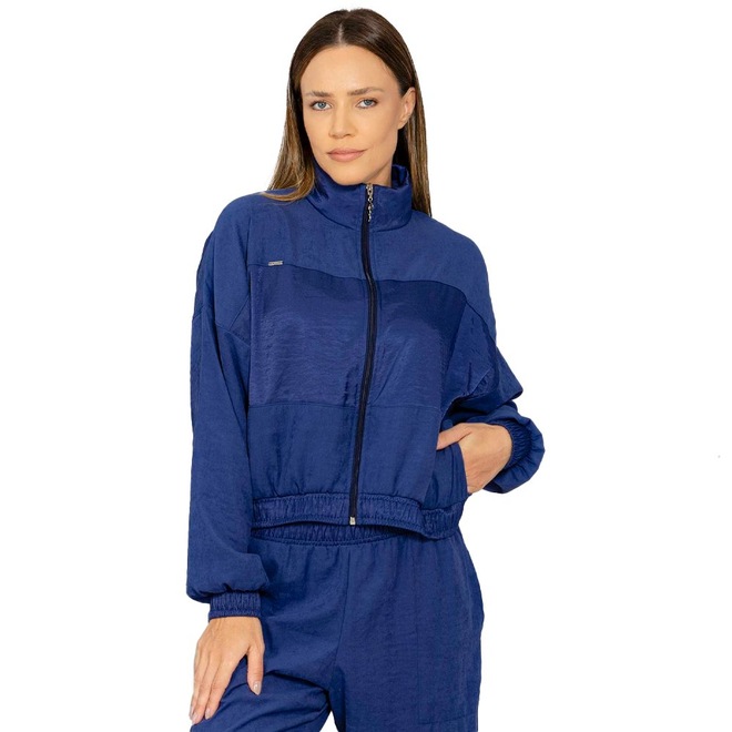 Jaqueta Feminina Run More Bomber Relaxed Sporty sem Capuz - Foto 1