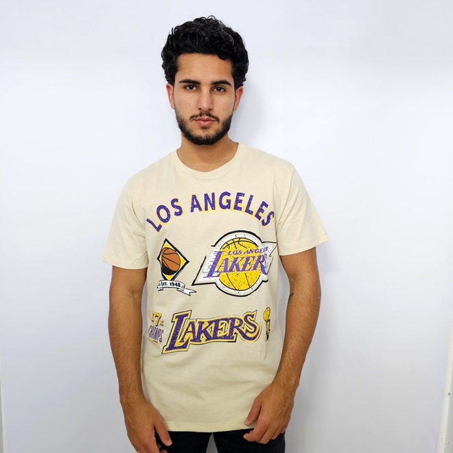 Camiseta NBA LA Lakers Legacy Masculino - Foto 1