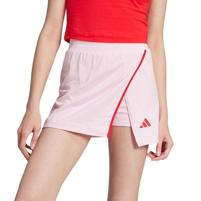 Short Saia adidas Color Block Feminina - Foto 1