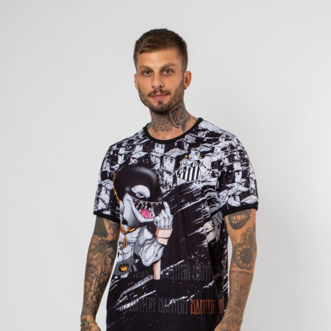 Camiseta Santos Oficial Surf Center - Foto 1