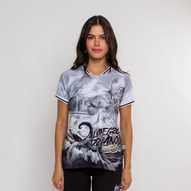 Camiseta Santos Oficial Alvinegro Praiano Surf Center - Foto 1