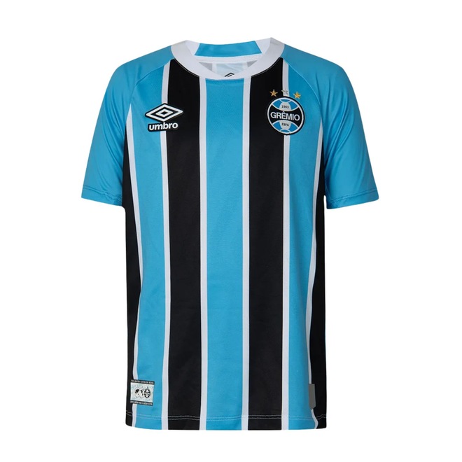 Camisa do Grêmio Of.1 25/26 Umbro Infantil - Foto 1