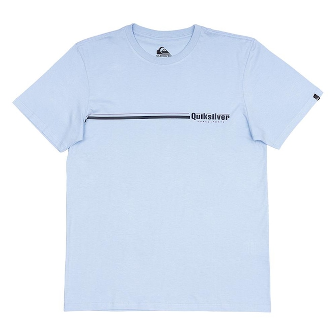 Camiseta Quiksilver Speed Stripe SM25 Masculina - Foto 1