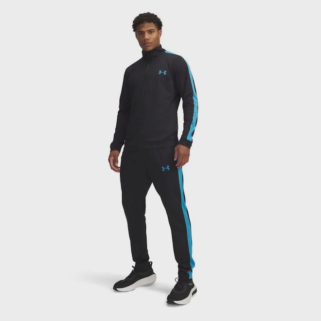 Agasalho Masculino Under Armour sem Capuz Knit Tracksuit - Foto 1