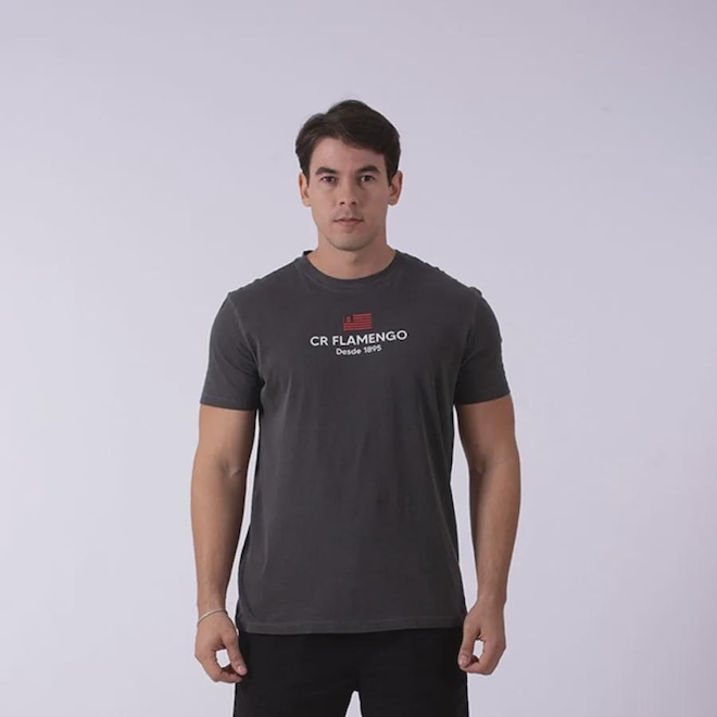 Camiseta do Flamengo Papagaio Masculina - Foto 1