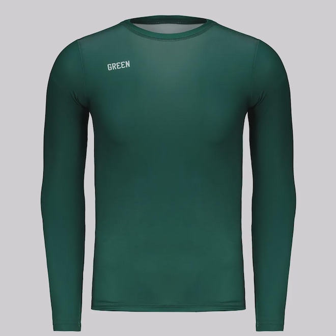 Camisa do Goiás Manga Longa Térmica Gr33n 2024 Infantil - Foto 1