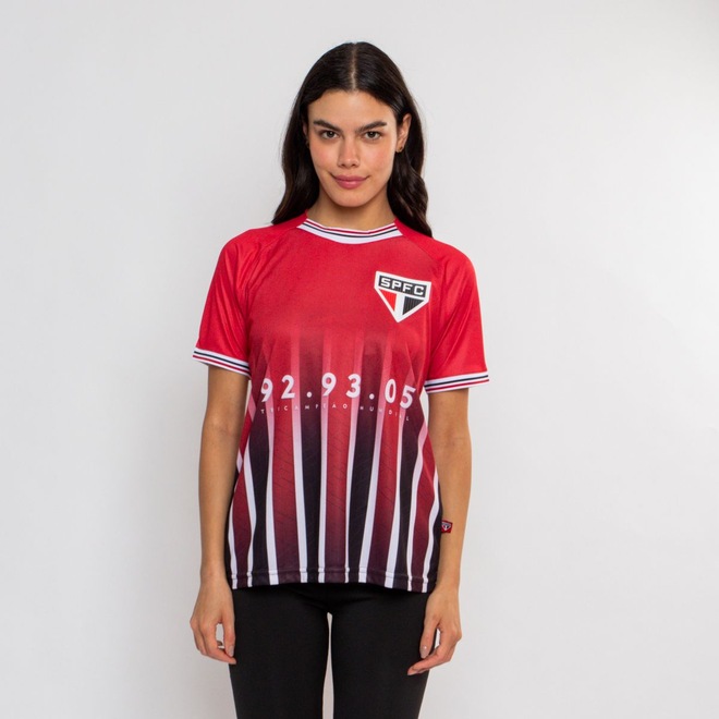 Camiseta do São Paulo Surf Center Oficial Tricampeão Mundial Feminina - Foto 1