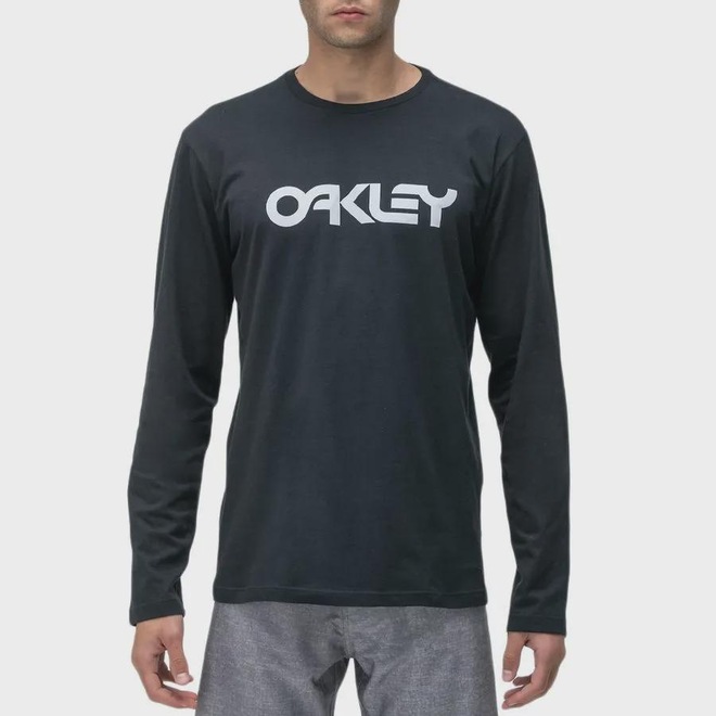 Camiseta Manga Longa Oakley Mark II Ls Tee Masculino - Foto 1