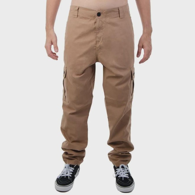 Calça Okdok Sarja Cargo Masculino - Foto 1