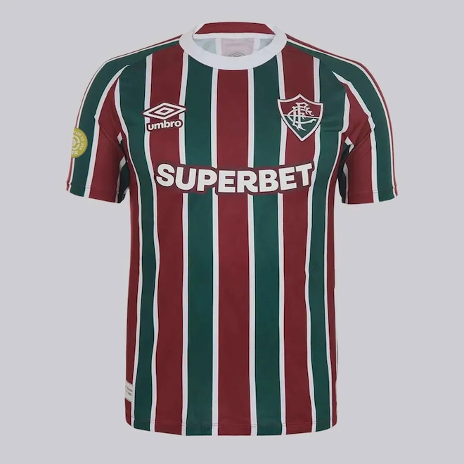 Camisa do Fluminense Umbro I 2025 Patch Mundial de Clubes Masculina - Foto 1