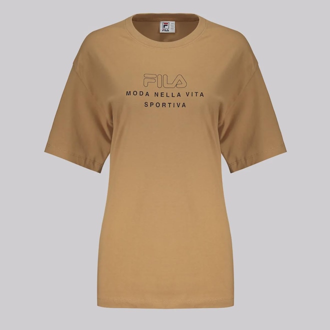 Camiseta Feminina Fila Over Vita Outline - Foto 1