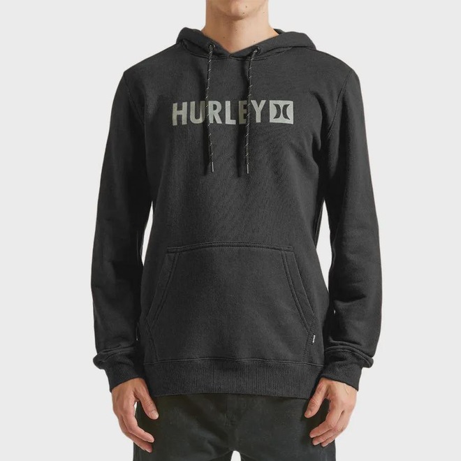 Blusão de Moletom Hurley Square Masculino - Foto 1