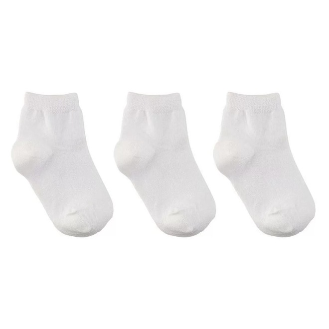 Meia Cano Médio Lupo - 3 Pares - Infantil - Foto 1