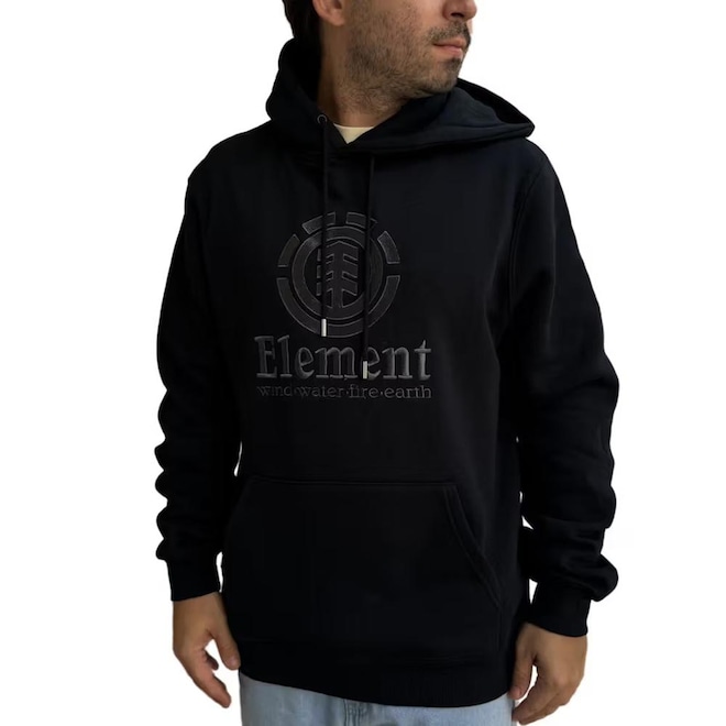 Blusão de Moletom Element Vertical WT25 Masculino - Foto 1