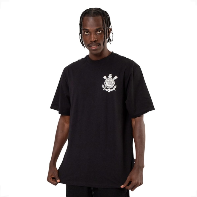 Camiseta do Corinthians Oficial Estampada Surf Center Masculina - Foto 1