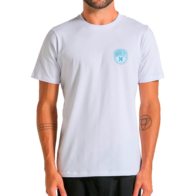 Camiseta Masculina Hurley Silk Escudo - Foto 1