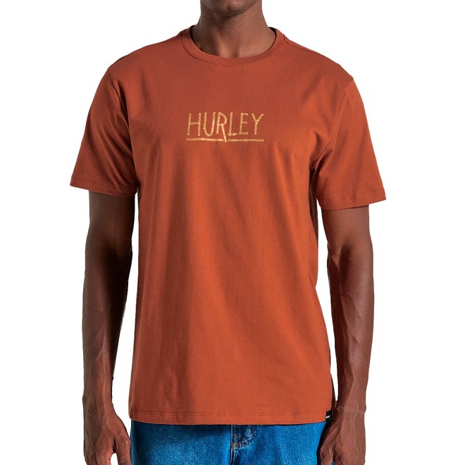 Camiseta Masculina Hurley Silk Shark - Foto 1