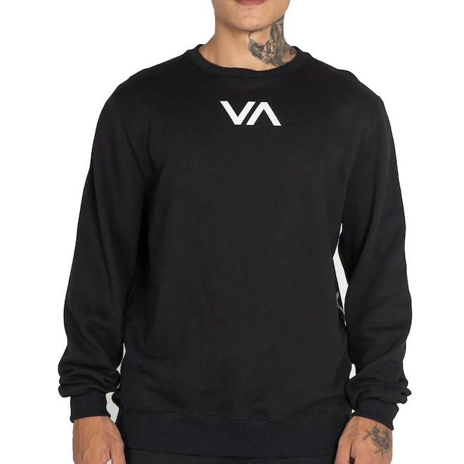 Blusão de Moletom Masculino RVCA Careca RV Side Back WT25 - Foto 1
