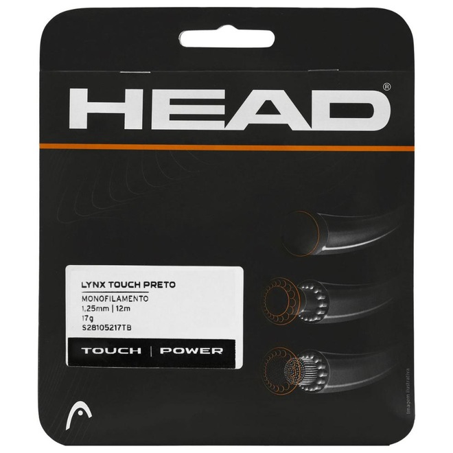Corda Head Lynx Touch 17L 1.25mm Translucido - Set Individual - Foto 1