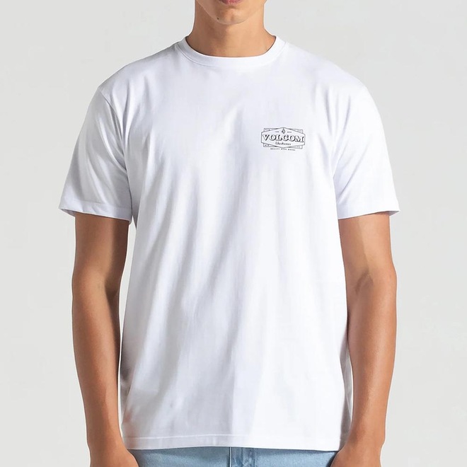 Camiseta Masculina Volcom Workwear Union - Foto 1