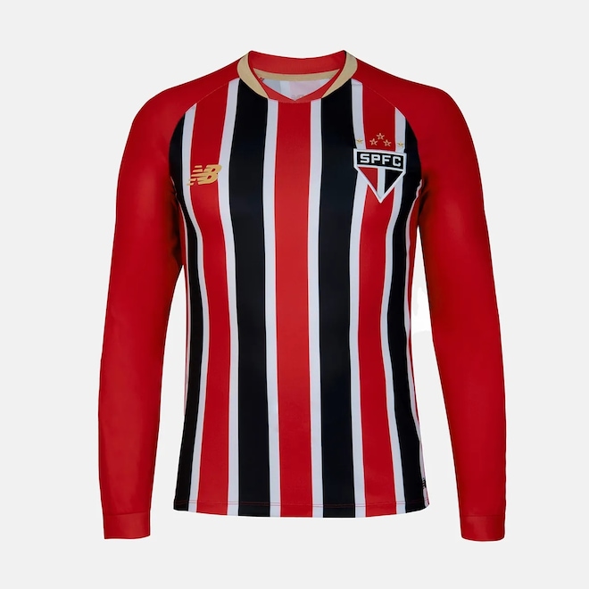 Camisa do São Paulo 25/26 Uniforme 2 Manga Longa New Balance Masculino - Foto 1