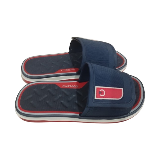 Chinelo Slide Cartago Malaga Masculina - Foto 1