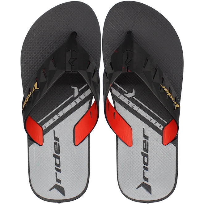 Chinelo Rider Street Duo Plus Masculino - Foto 1