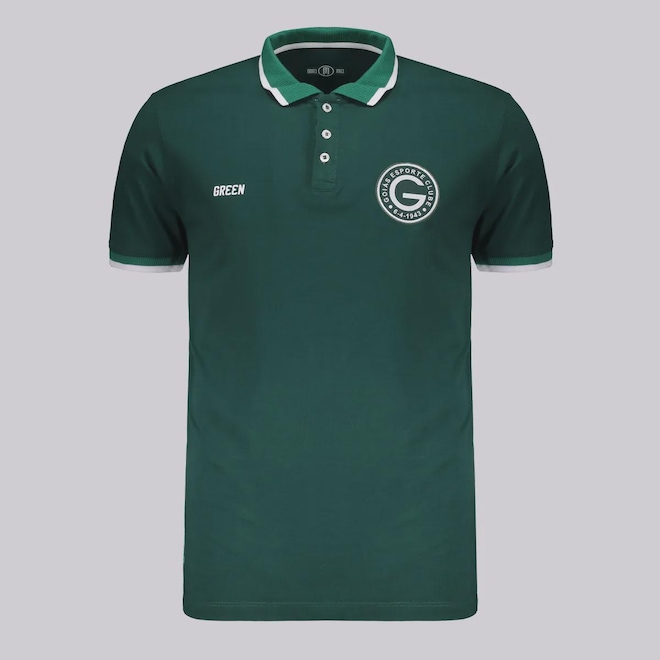 Camisa Polo do Goiás Gr33n Viagem 2024 Masculina - Foto 1