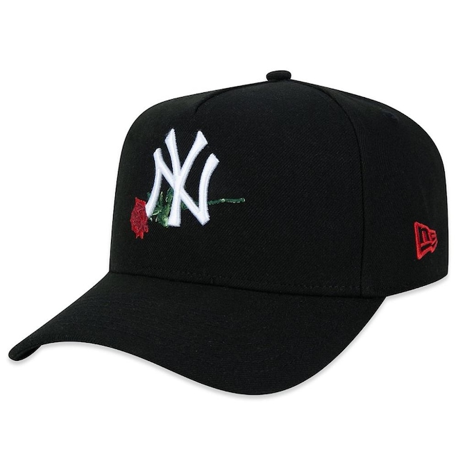 Boné Masculino New Era 940 A-Frame New York Yankees Love - Foto 1