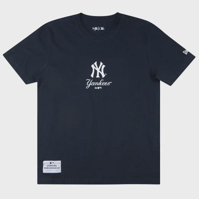 Camiseta New Era MLB New York Yankees Core Masculina - Foto 1