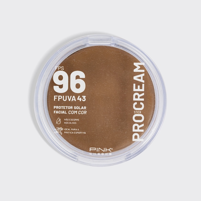 Pro Cream Protetor Solar Pink Cheeks Multifuncional FPS96 FPUVA43 14g - PRO40 - Foto 1