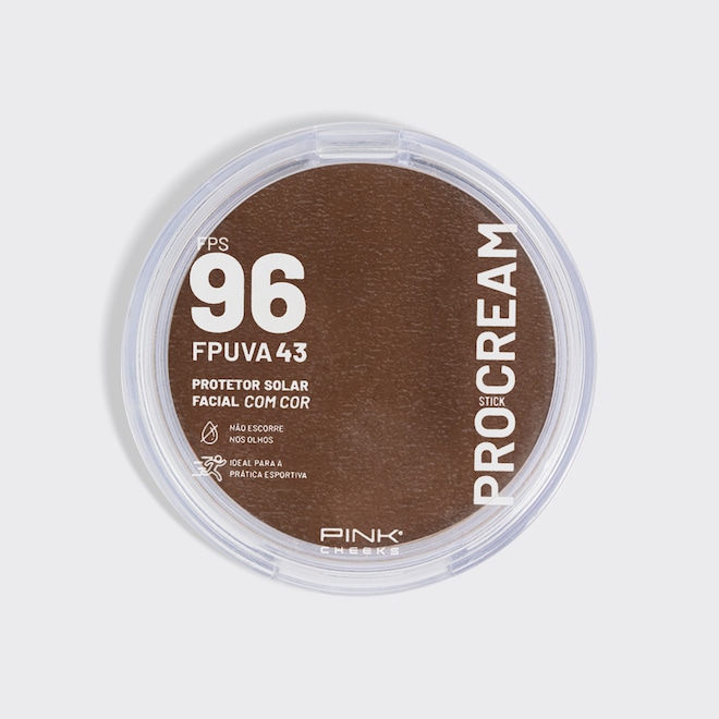Pro Cream Protetor Solar Pink Cheeks Multifuncional FPS96 FPUVA43 14g - PRO50 - Foto 1