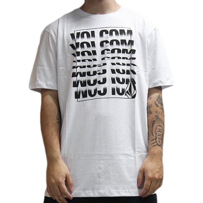 Camiseta Volcom Flip Thru WT25 Masculina - Foto 1