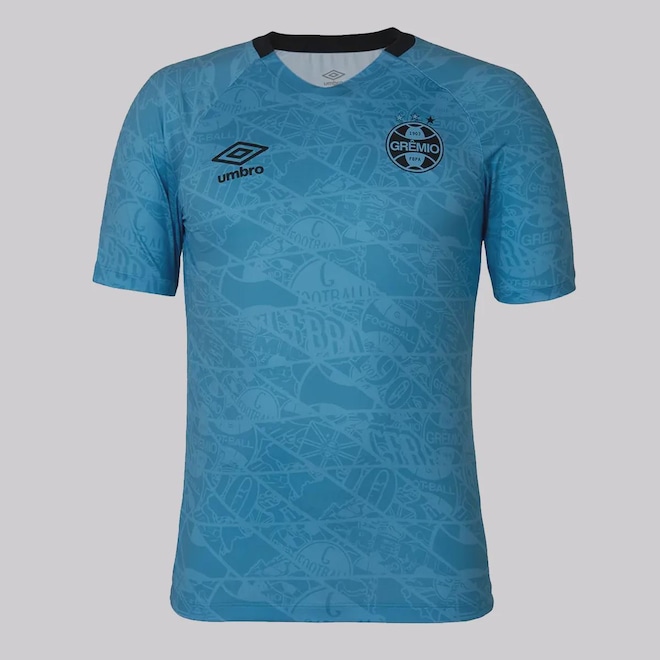 Camisa do Grêmio 25/26 Umbro Aquecimento Masculina - Foto 1