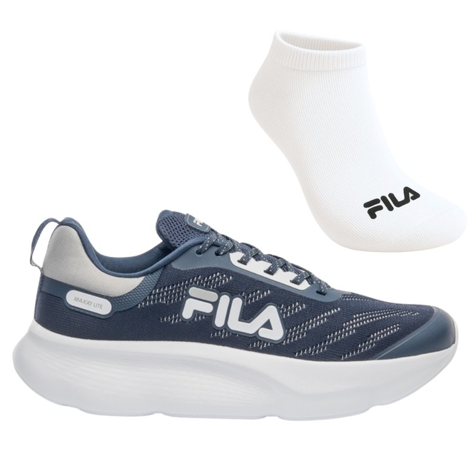 Tênis Masculino Fila Maxxi Lite + Par de Meia - Foto 1