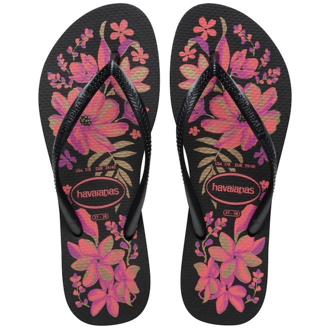Chinelo Havaianas Slim Organic Feminino - Foto 1