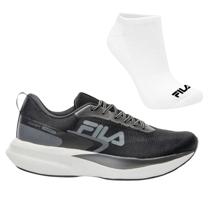 Tênis Masculino Fila Racer Fastpace + Par de Meia - Foto 1