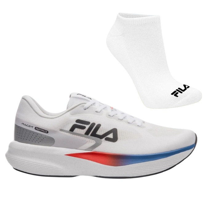 Tênis Masculino Fila Racer Fastpace + Par de Meia - Foto 1