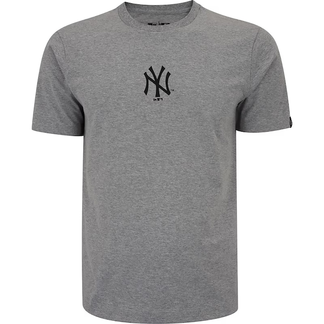 Camiseta New Era Básica Logo Frontal New York Yankees Masculina - Foto 1
