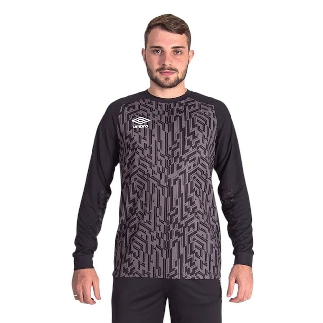 Camisa Manga Longa de Goleiro Umbro Gaudium Masculina - Foto 1